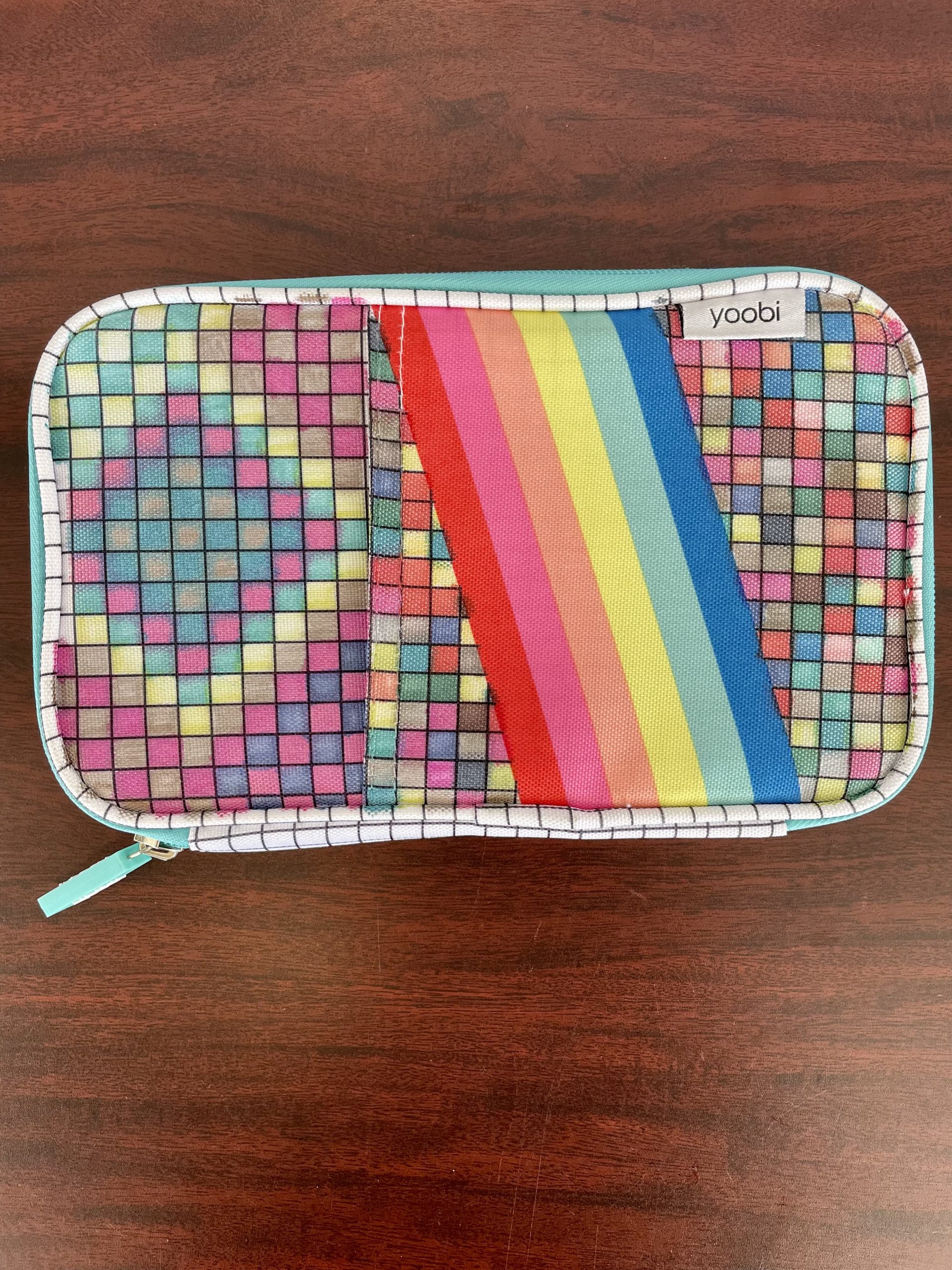 Yoobi Pink Pencil Organizer Case Pockets Great For The Classroom Homeschool  New