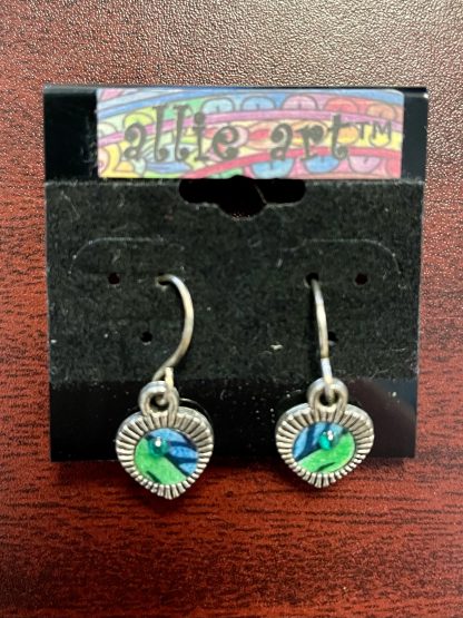Earrings - Green