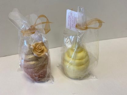 Peachy Coconut Cream Cupcake soap