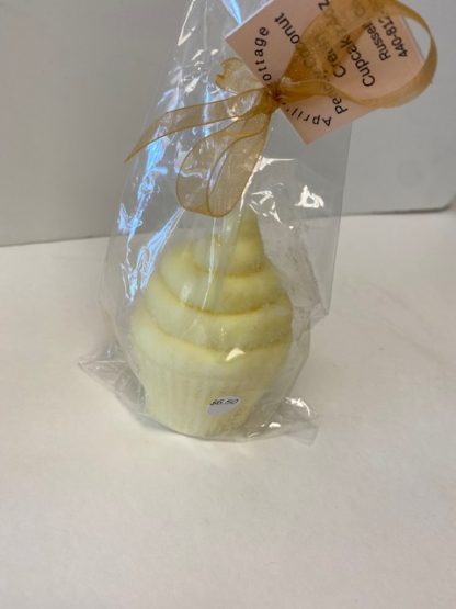 Peachy Coconut Cream Cupcake soap