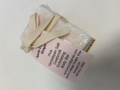 Pink Himalayan Salt Goat Milk Exfoliating Body Bar